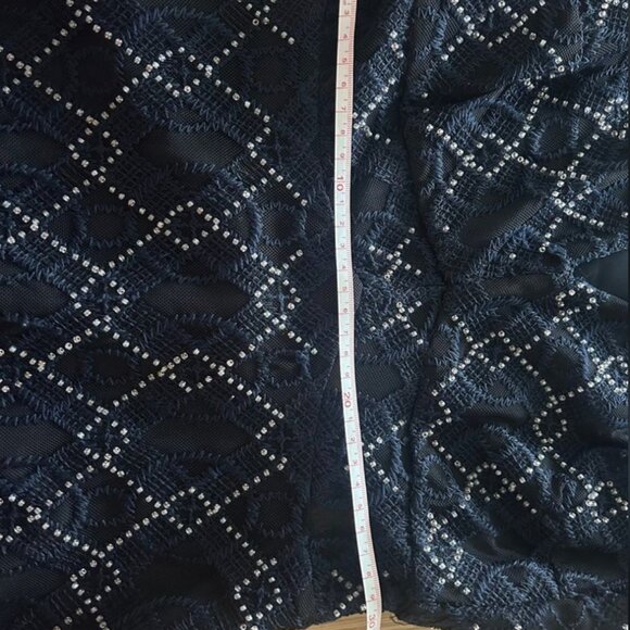 Sandro - Beaded dress with sheer effect - Picture 8 of 11